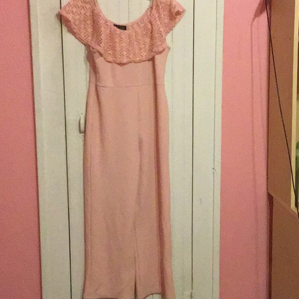 Light pink bodysuit size:XL.